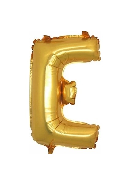 E Harfi Gold Folyo Balon