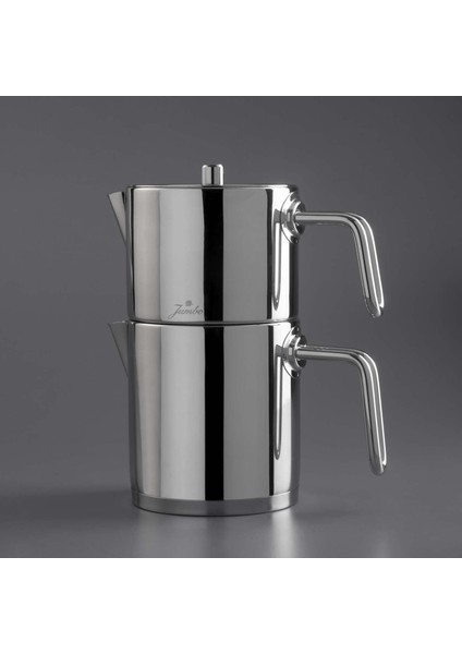 Paslanmaz Çelik Çaydanlık 2,6 Lt Gümüş İndüksiyon Ocak Uyumlu Bulaşık Makinesinde Yıkanabilir