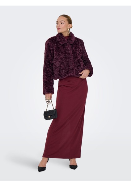 Onlginny Short Teddy Jacket Otw Mont 15352795 Mauve Wine fiyatları