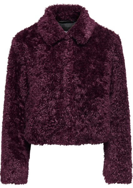 Onlginny Short Teddy Jacket Otw Mont 15352795 Mauve Wine fırsatları