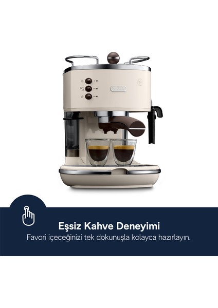 Icona Vintage Manuel / Barista Tipi Espresso Makinesi ECOV 311.BG fiyatları