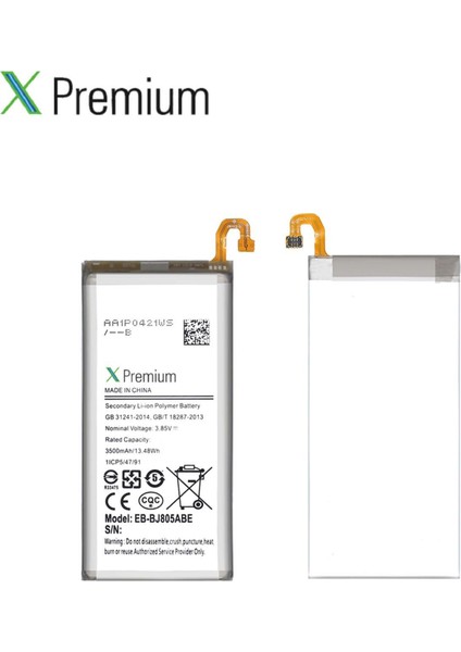 Xpremium Samsung A6+ 2018 Uyumlu Batarya Pil Süper Yüksek Kalite 3500 Mah EB-BJ805ABE fırsatları
