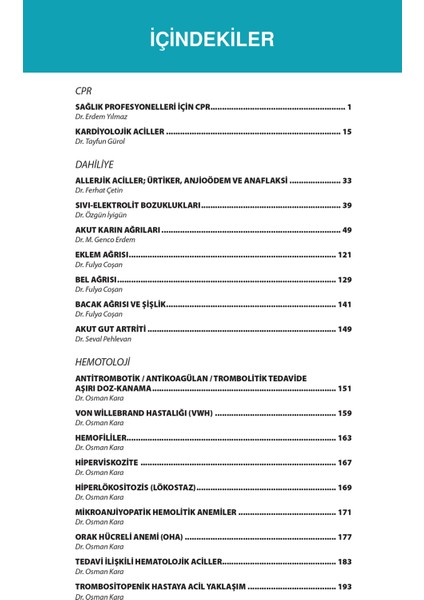 Acil Tıp El Kitabı – Yavuz Furuncuoğlu 2020 Yılına Ait Güncel Bilgilerle
