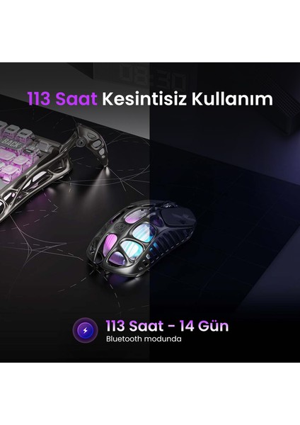 Mercury V75 Pro Hall Effect, Rapid Trigger 8.000 Hz Kablolu Manyetik Klavye + Xpro 32.000 Dpı Rgb Kablosuz Mouse Oyuncu Seti, Gri fırsatları