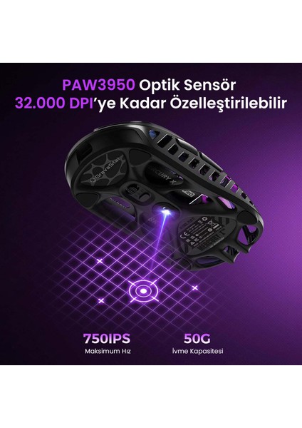 Mercury V75 Pro Hall Effect, Rapid Trigger 8.000 Hz Kablolu Manyetik Klavye + Xpro 32.000 Dpı Rgb Kablosuz Mouse Oyuncu Seti, Gri indirimleri