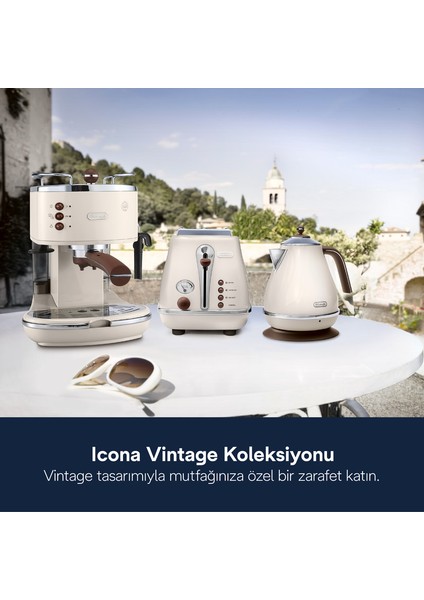 Icona Vintage Manuel / Barista Tipi Espresso Makinesi ECOV 311.BG