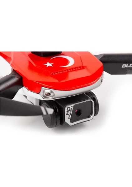 Heki Skymaster Fırçasız Motor, Çift Kameralı Engel Sensörlü Hobi Dronu (Kırmızı, 2 Bataryalı) fırsatları