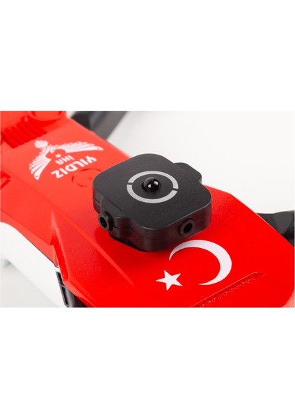 Heki Skymaster Fırçasız Motor, Çift Kameralı Engel Sensörlü Hobi Dronu (Kırmızı, 2 Bataryalı) indirimleri