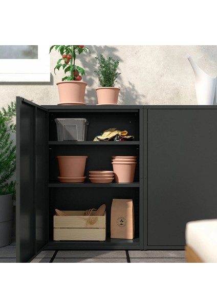 Sundsdö Kapaklı Dolap Antrasit 60 x 35 x 86 cm modelleri