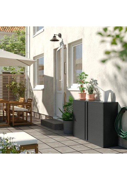 Sundsdö Kapaklı Dolap Antrasit 60 x 35 x 86 cm