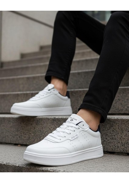 Unisex Ortopedik Faylon Sararmaz Taban Spor Ayakkabı - Beyaz Laci fırsatları