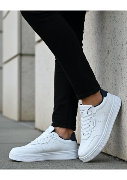 Unisex Ortopedik Faylon Sararmaz Taban Spor Ayakkabı - Beyaz Laci indirimleri