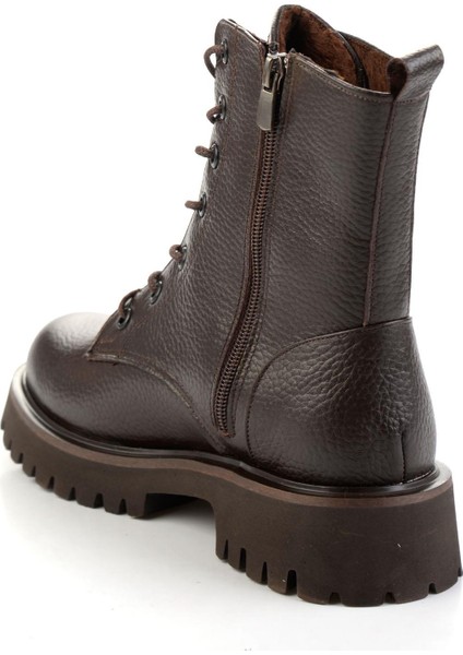 Kahve Hakiki Deri Kadın Bot & Bootie K02666420003 modelleri