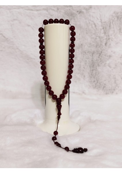 Küre Kesim Bordo Sıkma Kehribar Tesbih indirimleri