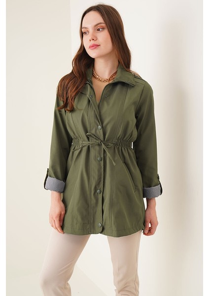 Kadın Pardesü&trençkot 5669 Haki