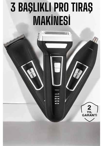 3 Başlıklı Profesyonel Tıraş Makinesi fiyatları