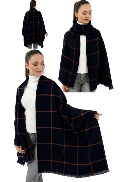 1 Adet Kadın Büyük Bedene Uygun Yumuşak Dokulu Kışlık Desenli Atkı Omuz Şalı indirimleri