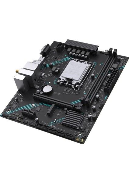 H610M 666 Wıfı Argb LGA1700 Ddr5 6000 Mhz M.2 HDMI Matx Intel Anakart fırsatları
