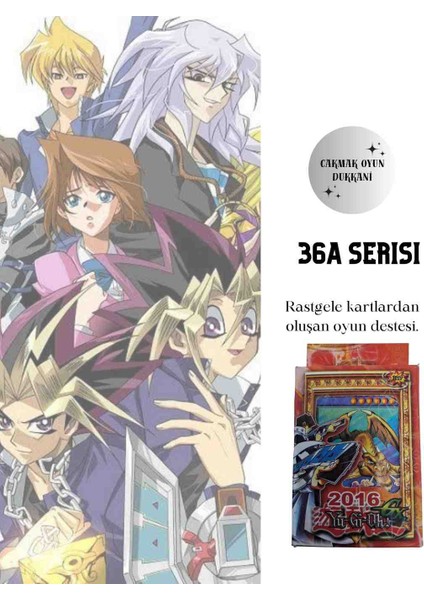 1 Kutu Yugioh Destesi 36A Kart Serisi Yu-Gi-Oh! Kartları