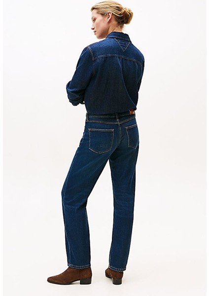 Kadın Milo Yüksek Bel Düz Paça Jean Pantolon - Mavi modelleri