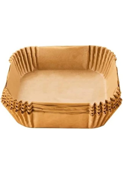 Home Airfryer Pişirme Kağıdı, Fritöz Yağlı Kağıdı, Yanmaz Kağıt 200 Adet Sıcak Hava Fritözleri Için Yağlı Kağıt,yağa ve Suya Dayanıklı Pişirme KAĞIDI(200 Adet)