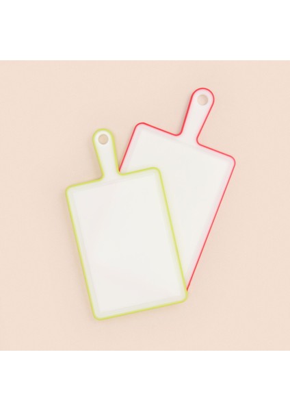 Saplı 2'li Kesim Panosu Seti - Renkli