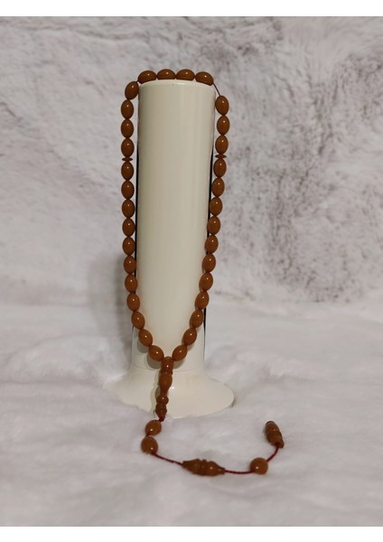 Küre Kesim Koyu Sarı Sıkma Kehribar Tesbih modelleri