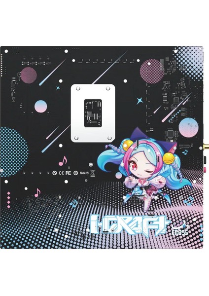 Icraft B860M Cross Pro Wıfı LGA1851 Ddr5 8000MHZ M.2 HDMI Matx Intel Anakart Beyaz fırsatları