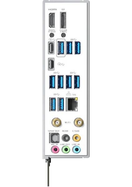 Icraft Z890 Arctıc Wıfı LGA1851 Ddr5 8800 Mhz M.2 HDMI Atx Intel Anakart Beyaz