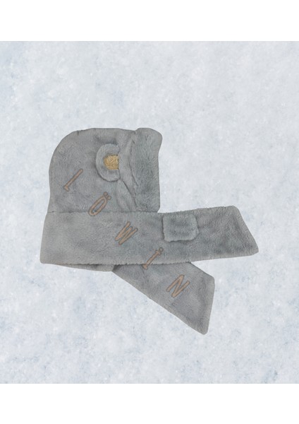 Kulak Detaylı Peluş Ikisi Bir Arada Bere ve Şal | Yumuşacık ve Sıcacık Kış Şapkası indirimleri