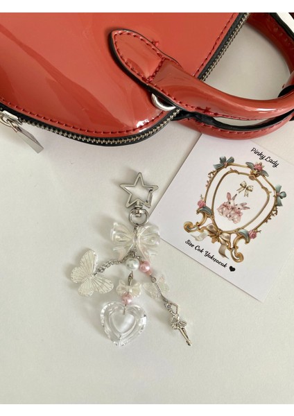 Yıldız Klipsli Kelebek Balerin Çanta Aksesuarı fiyatları