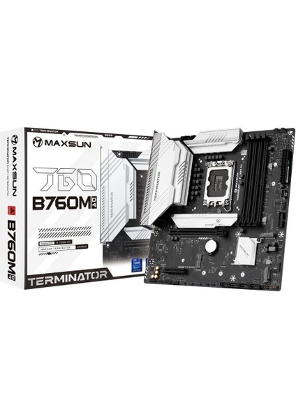 Terminator B760M LGA1700 Ddr4 5333 Mhz HDMI Matx Intel Anakart