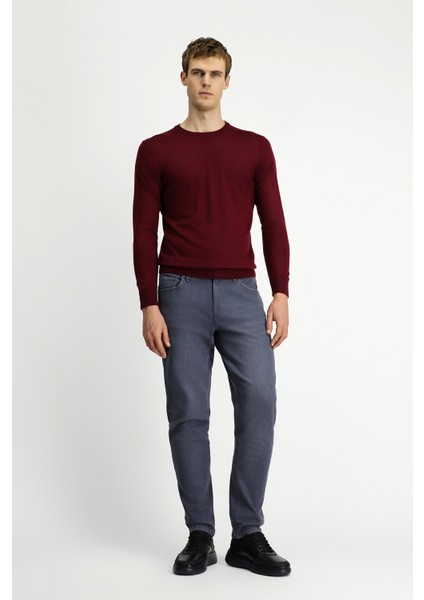 Bisiklet Yaka Regular Fit Yünlü Triko Kazak modelleri