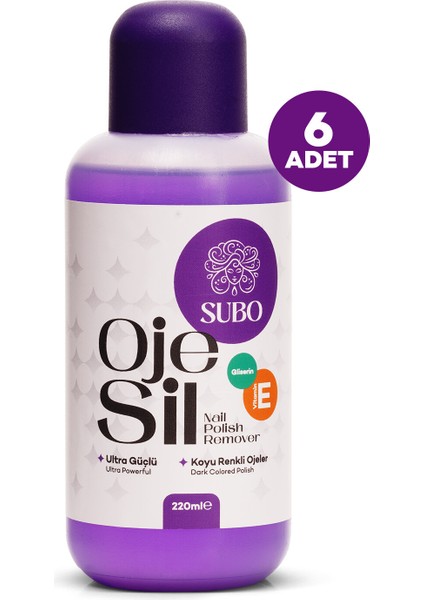 ASETON ULTRA GÜÇLÜ 6X220 ml