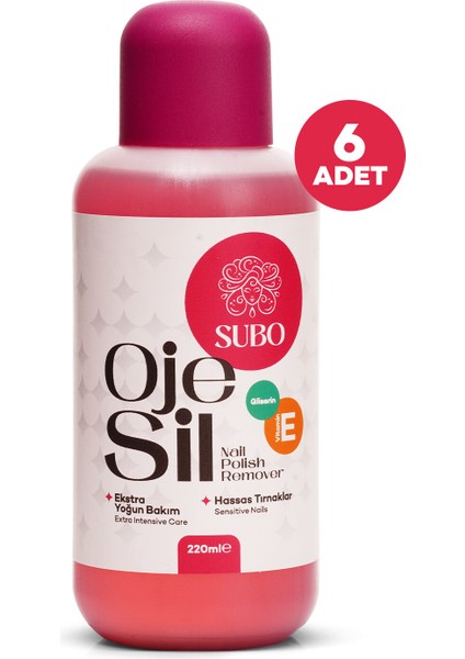 ASETON EXTRA YOĞUN BAKIM 6X220 ml