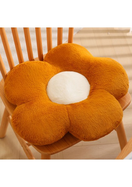 Petal Yastık, Çiçek Başucu Yastığı, Oturma Odası Kanepe Yastığı, Cumba Dekorasyonu, Ayçiçeği (Yurt Dışından)