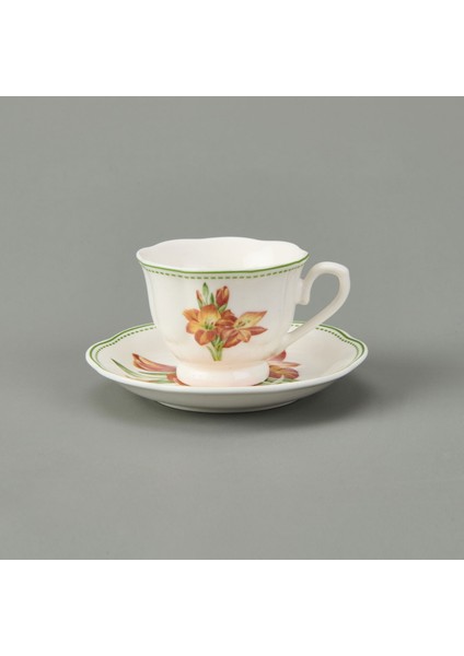 De Flore 12 Parça Kahve Fincan Takımı - Renkli fiyatları