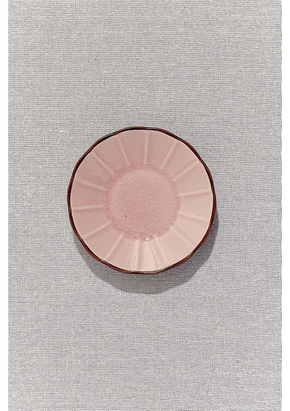 Acem Seramik Çay Tabağı Pembe 1 Adet