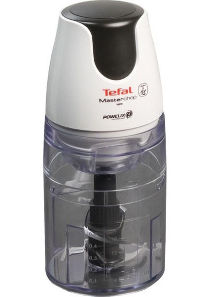 MasterChop Powelix 4 Bıçaklı Beyaz Rondo ve Doğrayıcı