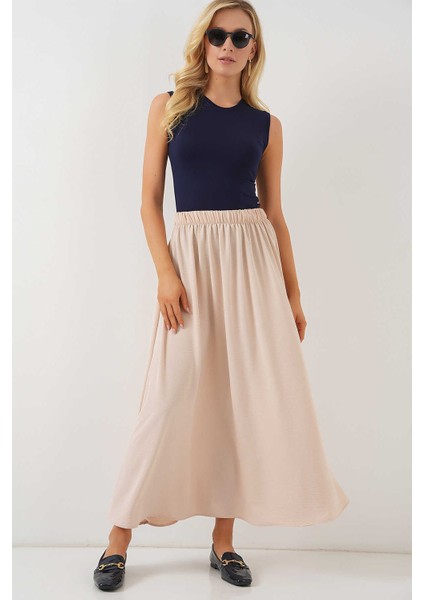 Kadın Etek 8050 Bej