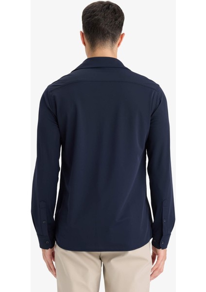 Erkek Uzun Kol Gömlek F0337AX/NV91 Navy fırsatları