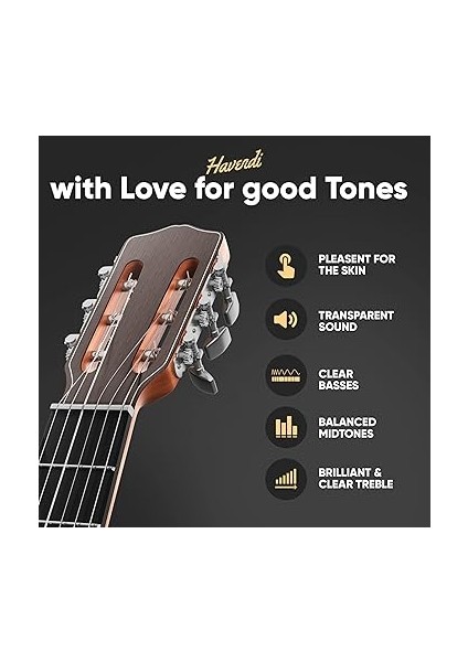 Klasik Gitar Için Gitar Telleri - Gümüş Kaplı Klasik Gitar Için Naylondan Yapılmış Parlak Ses Kalitesi Telleri (6 Tel Seti) 3 Penye Dahil fırsatları