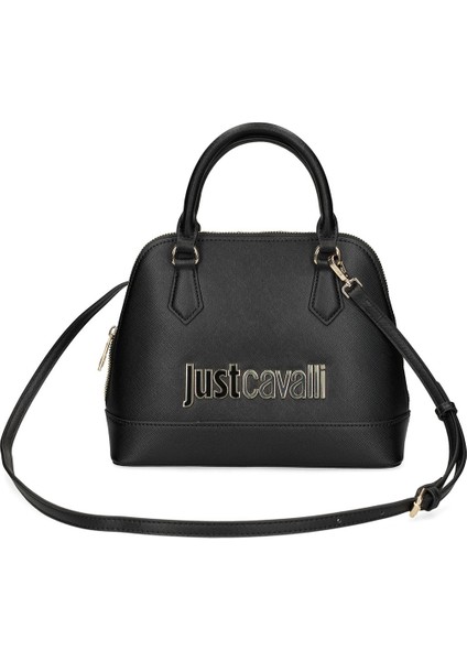 Kadın Just Cavalli Logolu El Çantası - Siyah