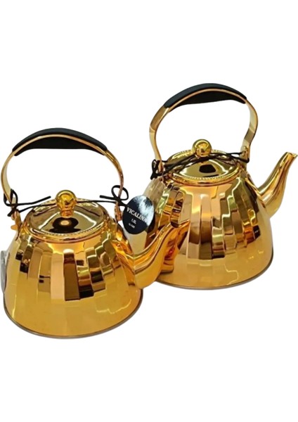 Gold Çaydanlık 2 Adet modelleri