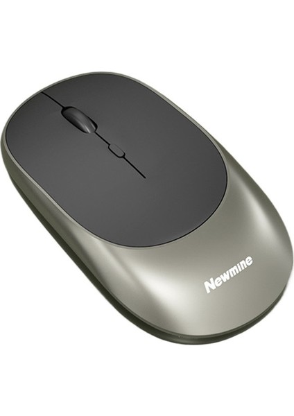 Newman Kablosuz Fare, Bluetooth Çift Modlu 2.4g Şarj Edilebilir Taşınabilir Dizüstü Ofis Faresi ile Uyumludur (Yurt Dışından)