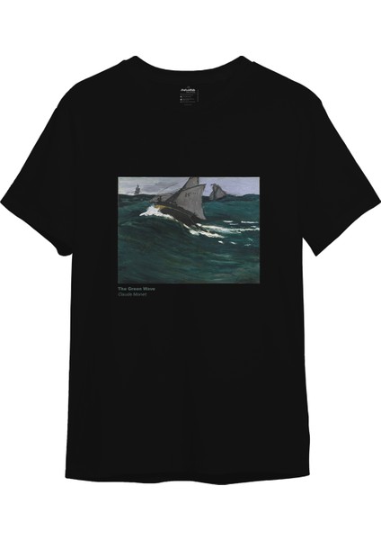 The Green Wave Tişört - Siyah