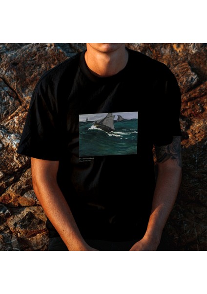 The Green Wave Tişört - Siyah modelleri