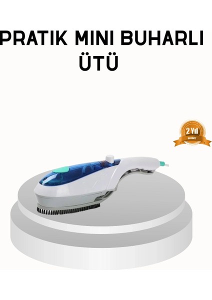 Buğz Mini Buharlı Seyahat Ütüsü – Hızlı Isınan, Koku Giderici, Her Kumaşa Uygun Taşınabilir Ütü