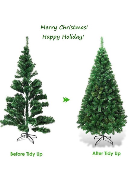 250 Cm 1620 Dal Premium Yılbaşı Ağacı Gür Dallı Noel Ağacı Çam Ağacı Demir Ayak Yoğun Dallı