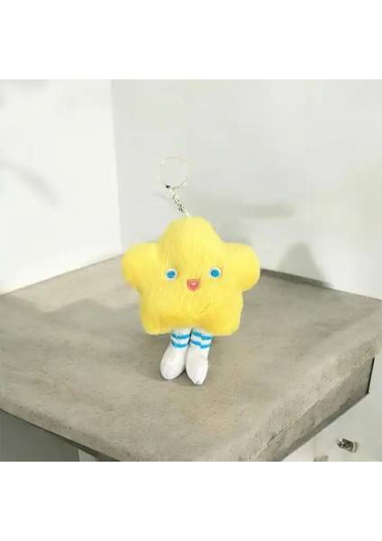 Sarı Yıldız Peluş Anahtarlık ve Çanta Süsü modelleri